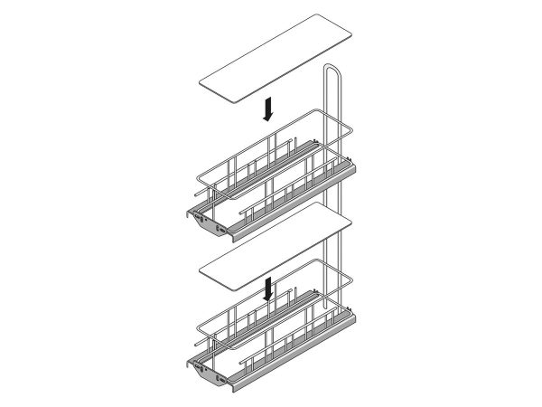 Tavita plastic Cargo 200 (2 buc/cos), 9065861