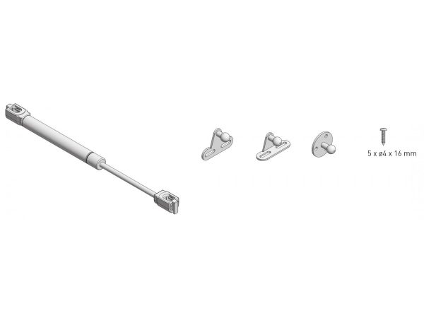 Telescop cu gaz, 120N, Gri, PD-G0120-N02